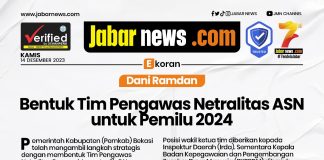 Dani Ramdan Bentuk Tim Pengawasan Netralitad ASN untuk Pemilu 2024