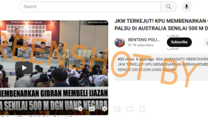 Cek Fakta Soal Klaim KPU Terkait Ijazah Palsu Gibran di Australia Senilai Rp500 Miliar