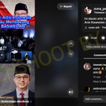 Hasil tangkap layar video yang menyebutkan arti dan pengusaha tidak mau mendukung Anies di Pilpres 2024