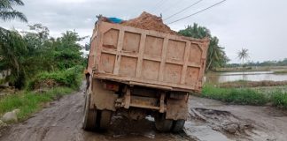 Jalan Rusak di Serdang Bedagai