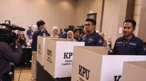 KPU Purwakarta menggelar simulasi pemungutan suara Pemilu 2024