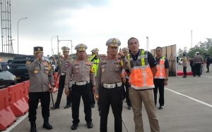 Kakorlantas Polri Tinjau Arus Balik Libur Natal di GT Palimanan Tol Cipali, Ini Hasilnya