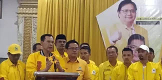 Para pengurus DPD Partai Golkar Kabupaten Bogor