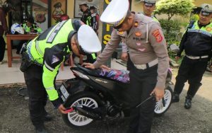 Maraknya Penggunaan Knalpot Bising, Polres Purwakarta Lakukan Penertiban Khusus