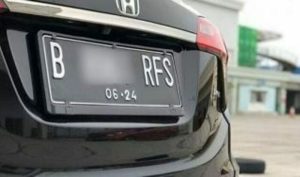 Pelat Nopol RF Resmi sudah Tidak Berlaku, Kode Ini Gantinya