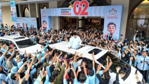 Prabowo saat menghadiri deklarasi di Kota Bandung (1)