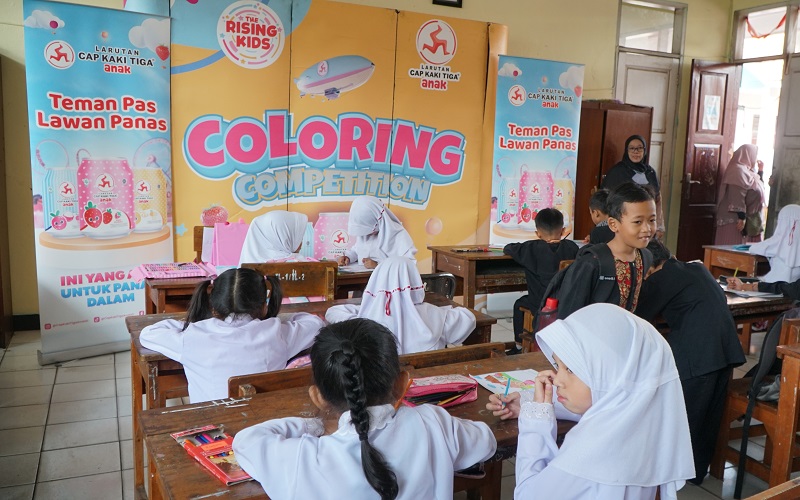 Proses Lomba Coloring The Rising Kids 2023 Bandung