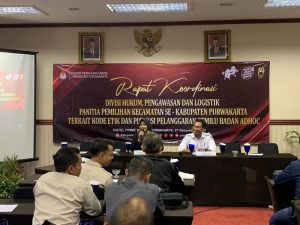 Rapat Divisi Hukum KPU Purwakarta terkait potensi pelanggaran pemilu (1)