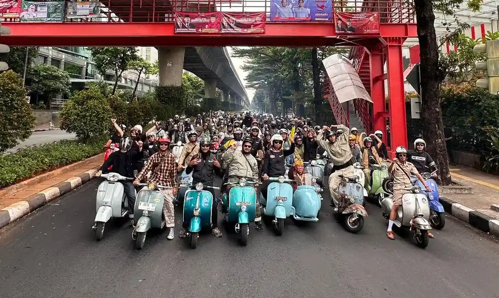 Riding bareng veteran untuk peringati Hari Bela Negara