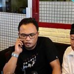 Rohman Hidayat dan tersangka Yosep dalam kasus pembunuhan ibu dan anak di Subang