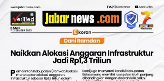 Dani Ramdan Naikkan Alokasi Anggaran Infrastruktur Jadi Rp1,3 Triliun