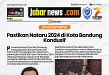 Ema Sumarna Pastikan Nataru 2024 di Kota Bandung Kondusif