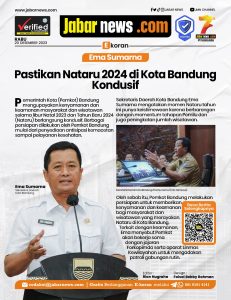 Ema Sumarna Pastikan Nataru 2024 di Kota Bandung Kondusif