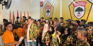 Deklarasi dukungan PDK Kosgoro 57 Purwakarta untuk H Yogie Mochamad