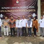 KPU Purwakarta menerima kunjungan Ombudsman RI dalam rangka meninjau kesiapan logistik Pemilu 2024.