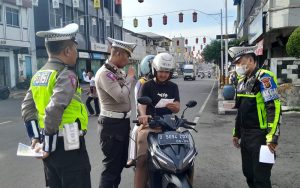 Selain Lakukan Penindakan, Polres Purwakarta Lakukan Edukasi Terkait Pengggunaan Knalpot Brong