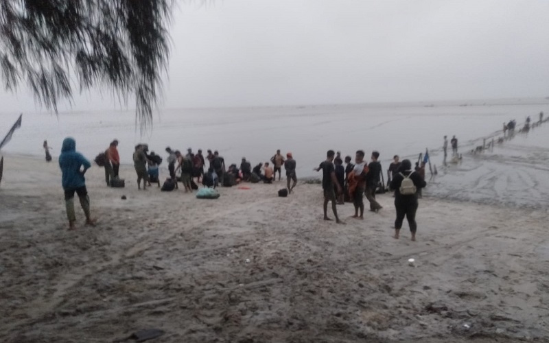 Kapal Muatan Puluhan PMI Ilegal Kandas di Laut Serdang Bedagai, Sempat Dikira Rohingya