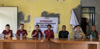 Panwascam Cipunagara melakukan pers konferesni pengawasan kampanye Pilpres 2024