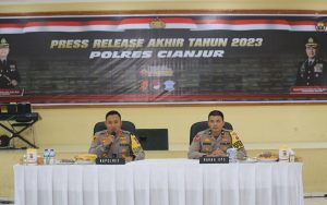 Polres Cianjur Ungkap 2.022 Kasus Tindak Kriminal Sepanjang 2023