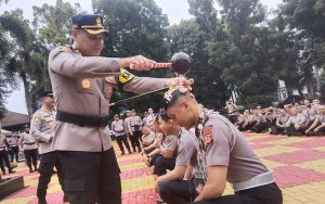Awal Tahun 2024, Puluhan Anggota Polres Purwakarta Naik Pangkat