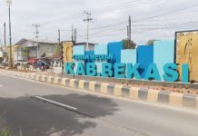 Taman median Pemkab Bekasi (1)