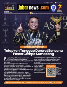 Herman Suryatman Tetapkan Tanggap Darurat Bencana Pasca Gempa Sumedang