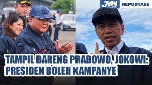 Tampil Bareng Prabowo, Jokowi Tegaskan Presiden Boleh Kampanye dan Memihak