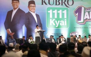 Sebanyak Ribuan Kiai dan Santri Pesantren Nahdliyin di Jabar Dukung Anies-Muhaimin