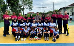 PBV Polsek Plered, Terus Cetak Bibit Atlet Volly di Kabupaten Purwakarta
