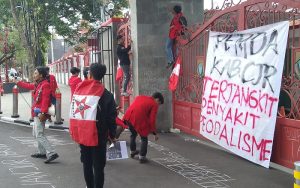 GMNI Cianjur Desak Herman Suherman Perbaiki Regulasi Soal Bantuan Korban Bencana