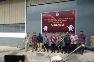 KPU Depok melakukan pemusnahan surat suara rusak