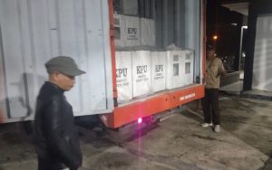 Polres Purwakarta Terus Lakukan Pengawalan Pendistribusian Surat Suara