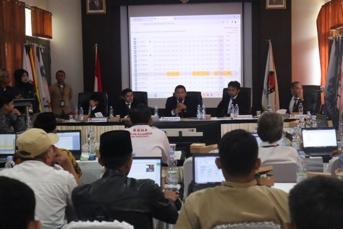 KPU Purwakarta menggelar rapat pleno rekapitulasi peroleh suara Pemilu 2024