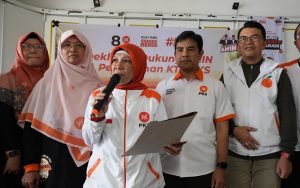 Emak-emak Dukung PKS Kembali Rebut Kursi Kemimpinan di Kota Bandung