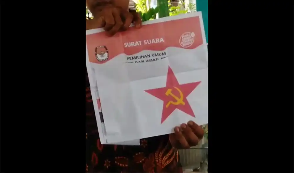 Cek Fakta: Penjelasan Surat Suara Bergambar Palu Arit, PKI Cawe-cawe di Pemilu 2024