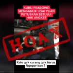Tangkapan Layar Video Hoak Kubu Prabowo Ngamuk Usai Puan Setujui Hak Angket (Foto: Tangkapan Layar TikTok)