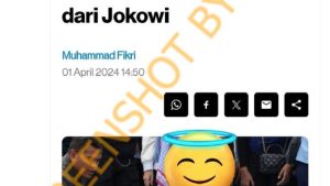 [HOAKS] KPU Terima Pendaftaran Gibran karena Terima Surat dari Presiden Jokowi