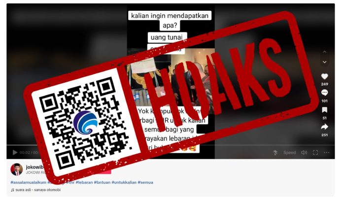 Berita hoaks tentang Presiden Jokowi