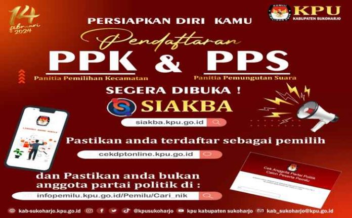 Pendaftaran PPK dan PPS untuk Pilkada 2024