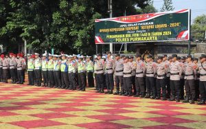 Polres Purwakarta Siagakan Ratusan Personel dalam Operasi Ketupat Lodaya 2024