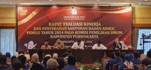 Jelang Purnabakti Badan Adhoc, KPU Purwakarta Lakukan Rapat Evaluasi Kinerja