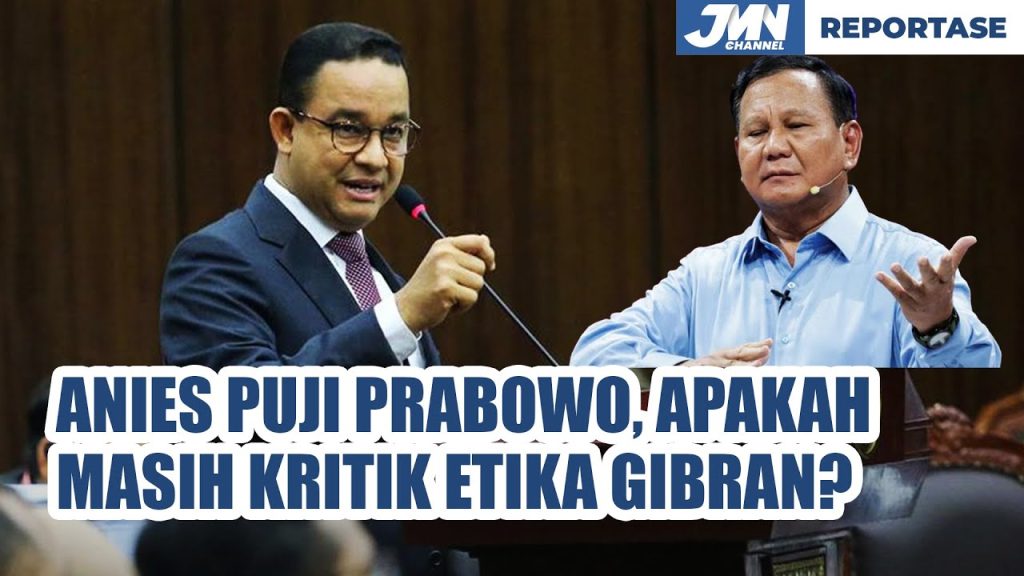 Anies Cuma Puji Prabowo Usai Gugatan Ditolak MK, Masih Kritik Etik Gibran?