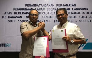 PLN dan United Power Tandatangani Penggunaan Lahan Secara Tidak Langsung di Kawasan Industri