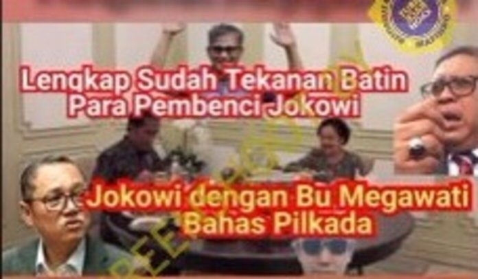 Berita hoaks Presiden Jokowi bertemu Megawati (1)