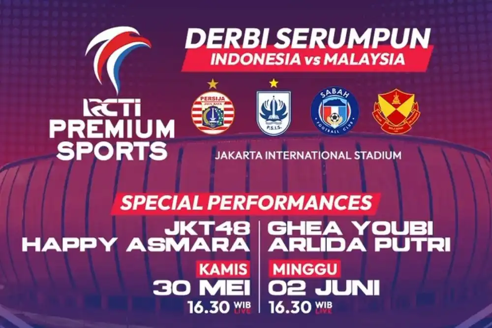Derbi Serumpun, 4 Klub Sepak Bola Indonesia dan Malaysia Bersaing di RCTI Premium Sports!