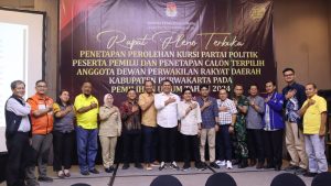 KPU Purwakarta Tetapkan Perolehan Kursi Partai Politik dan Calon Terpilih Anggota DPRD