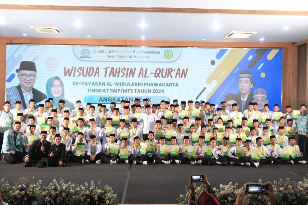 Yayasan Al-Muhajirin Purwakarta Gelar Wisuda Tahsin Al-Quram Angkatan IX