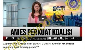 Heboh Anies-PDIP Bersatu Gugat KPU dan MK, Begini Faktanya
