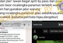 Ilustrasi berita hoaks Cicalengka Bandung darurat kejahatan