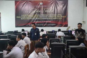 Jaring Anggota PPS Berkompeten, KPU Purwakarta Laksanakan Seleksi Tertulis Berbasis CAT